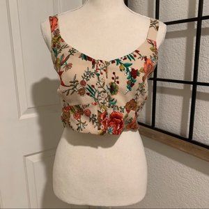 Blush floral top size medium